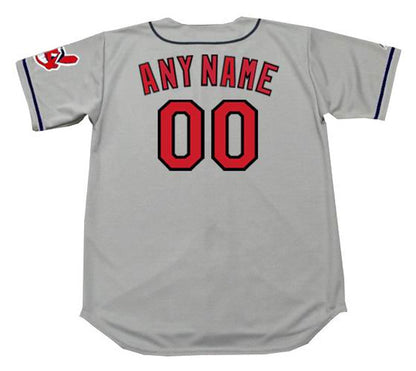 Cleveland Indians 1990S Throwback Away Custom Name Number Stitched Jersey | CTJS2498
