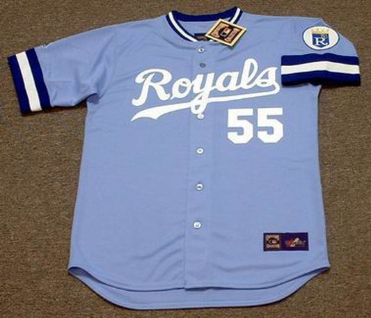 Kevin Appier Kansas City Royals 1989 Cooperstown Away Baseball Stitched Jersey | CTJS1348