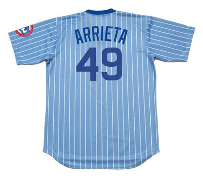 Jake Arrieta Chicago Cubs 1980S Cooperstown Throwback Stitched Jersey | CTJS1798