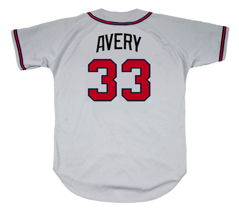 Steve Avery Atlanta Braves 1995 Away Throwback Baseball Stitched Jersey | CTJS0343