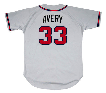 Steve Avery Atlanta Braves 1995 Away Throwback Baseball Stitched Jersey | CTJS0343