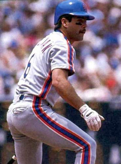 Wally Backman New York Mets 1987 Cooperstown Away Baseball Stitched Jersey | CTJS0093
