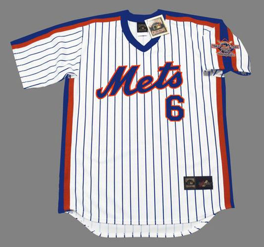 Wally Backman New York Mets 1986 Cooperstown Home Baseball Stitched Jersey | CTJS0094