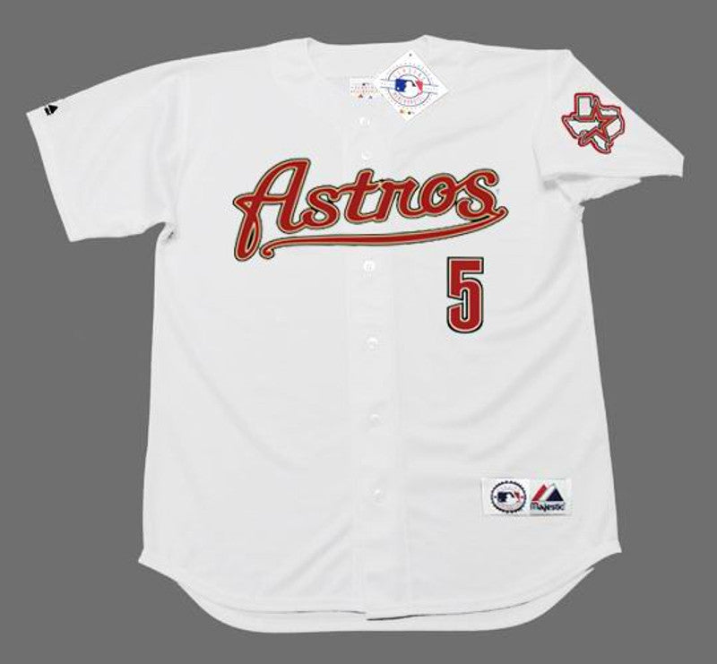 Jeff Bagwell Houston Astros 2002 Throwback Home Baseball Stitched Jersey | CTJS1755