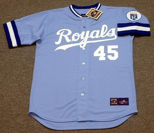 Steve Balboni Kansas City Royals 1985 Cooperstown Away Baseball Stitched Jersey | CTJS0342