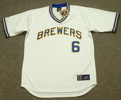 Sal Bando Milwaukee Brewers 1977 Cooperstown Throwback Home Stitched Baseball Jersey | CTJS0464