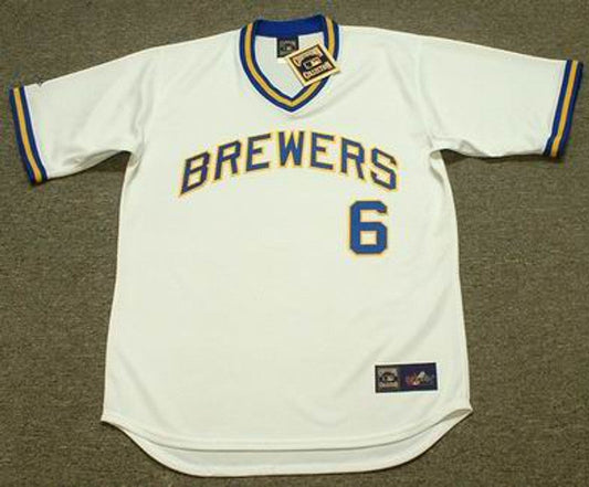 Sal Bando Milwaukee Brewers 1977 Cooperstown Throwback Home Stitched Baseball Jersey | CTJS0464