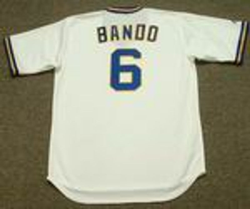 Sal Bando Milwaukee Brewers 1977 Cooperstown Throwback Home Stitched Baseball Jersey | CTJS0464