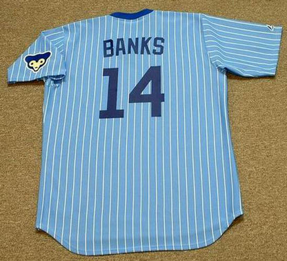 Ernie Banks Chicago Cubs Away Throwback Baseball Stitched Jersey | CTJS2122