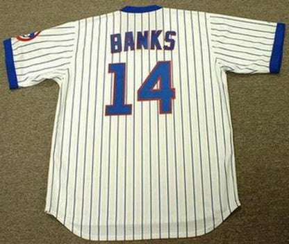 Ernie Banks Chicago Cubs Home Throwback Baseball Stitched Jersey | CTJS2121