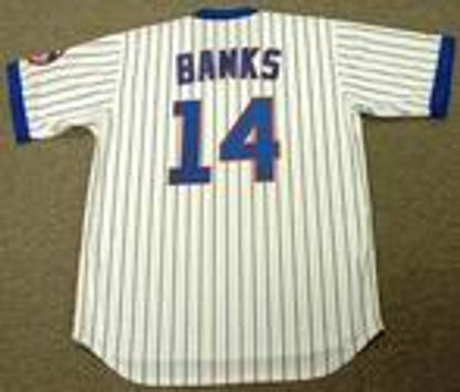 Ernie Banks Chicago Cubs Home Throwback Baseball Stitched Jersey | CTJS2121