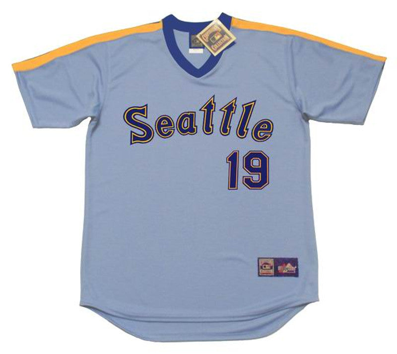 Floyd Bannister Seattle Mariners 1982 Cooperstown Away Baseball Stitched Jersey | CTJS2090