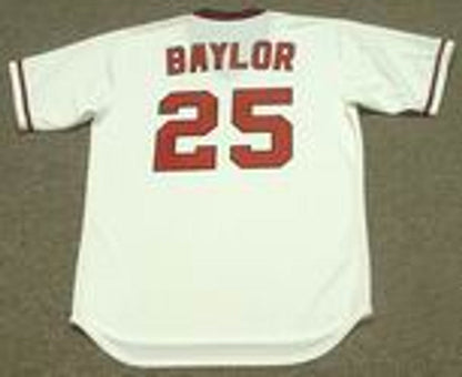 Don Baylor California Angels 1982 Cooperstown Throwback Baseball Stitched Jersey | CTJS2252