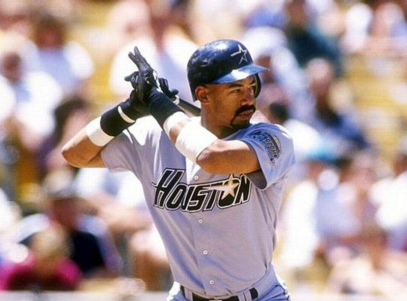 Derek Bell Houston Astros 1995 Throwback Away Baseball Stitched Jersey | CTJS2287