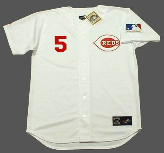 Johnny Bench Cincinnati Reds 1969 Cooperstown Home Baseball Stitched Jersey | CTJS1513