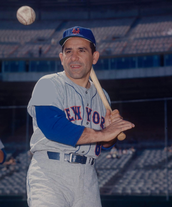 Yogi Berra New York Mets 1965 Away Baseball Stitched Baseball Jersey | CTJS0009