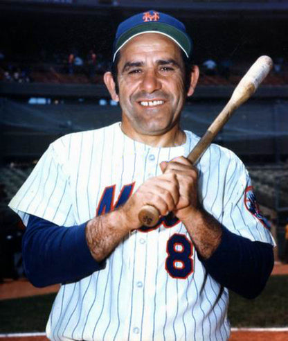 Yogi Berra New York Mets 1965 Home Baseball Stitched Baseball Jersey | CTJS0008