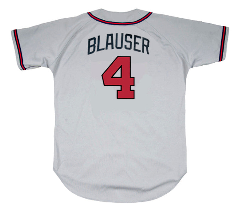 Jeff Blauser Atlanta Braves 1995 Away Throwback Baseball Stitched Jersey | CTJS1751