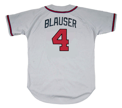 Jeff Blauser Atlanta Braves 1995 Away Throwback Baseball Stitched Jersey | CTJS1751