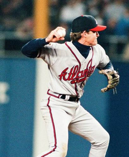 Jeff Blauser Atlanta Braves 1995 Away Throwback Baseball Stitched Jersey | CTJS1751