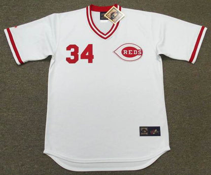 Pedro Borbon Cincinnati Reds 1975 Cooperstown Throwback Baseball Stitched Jersey | CTJS0846