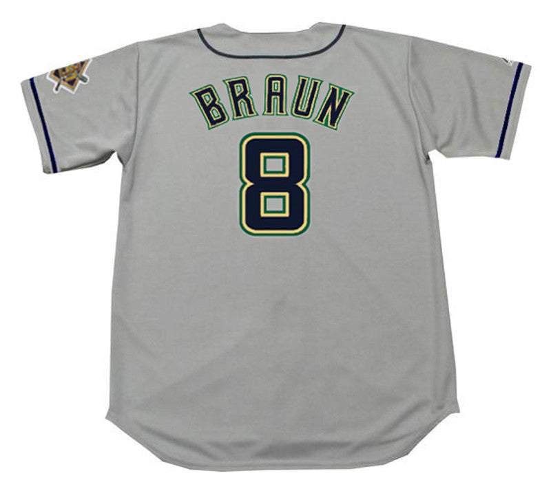 Ryan Braun Milwaukee Brewers 1990S Away Throwback Baseball Stitched Jersey | CTJS0484