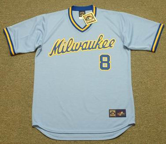 Ryan Braun Milwaukee Brewers 1980S Away Throwback Baseball Stitched Jersey | CTJS0486