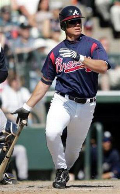Chipper Jones Atlanta Braves 2003 Authentic Throwback Baseball Stitched Jersey | CTJS2559