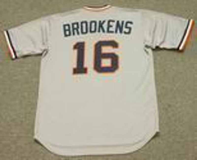 Tom Brookens Detroit Tigers 1984 Cooperstown Throwback Away Baseball Stitched Jersey | CTJS0217