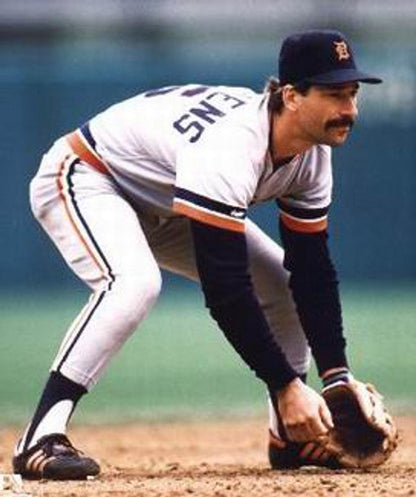 Tom Brookens Detroit Tigers 1984 Cooperstown Throwback Away Baseball Stitched Jersey | CTJS0217