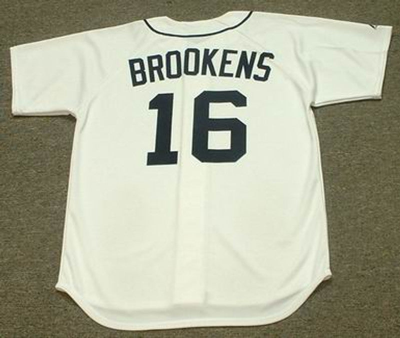 Tom Brookens Detroit Tigers 1984 Home Throwback Baseball Stitched Jersey | CTJS0218