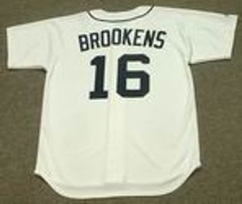 Tom Brookens Detroit Tigers 1984 Home Throwback Baseball Stitched Jersey | CTJS0218