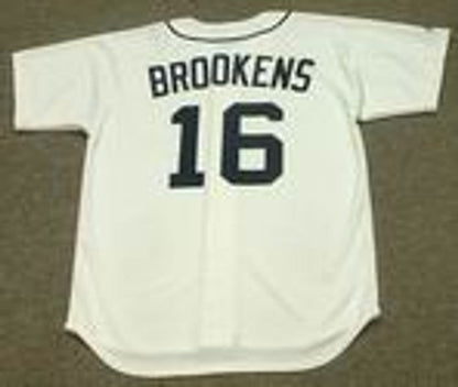 Tom Brookens Detroit Tigers 1984 Home Throwback Baseball Stitched Jersey | CTJS0218