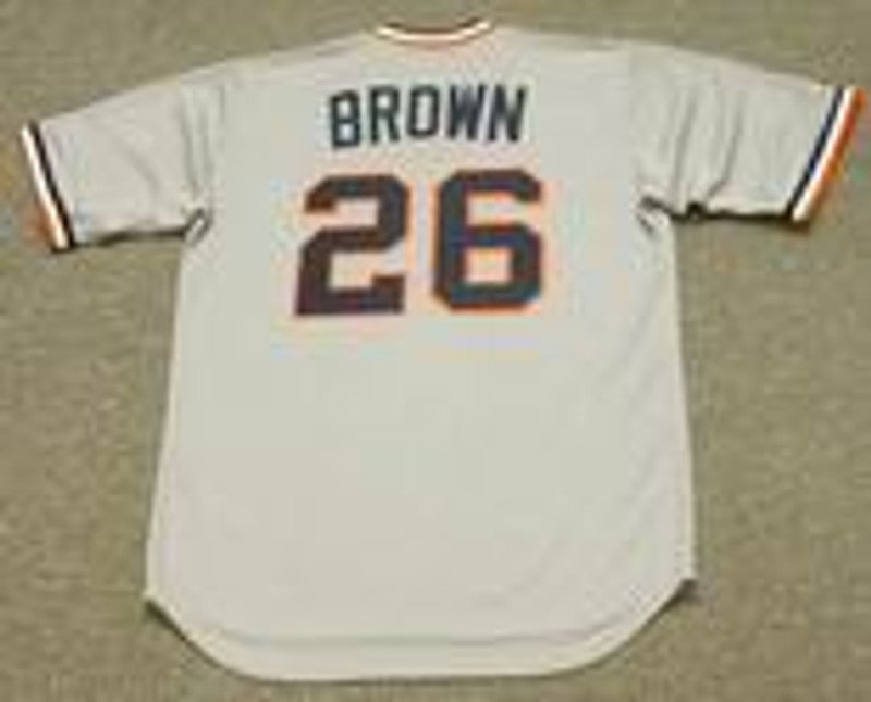Gates Brown Detroit Tigers 1972 Cooperstown Throwback Away Baseball Stitched Jersey | CTJS2003