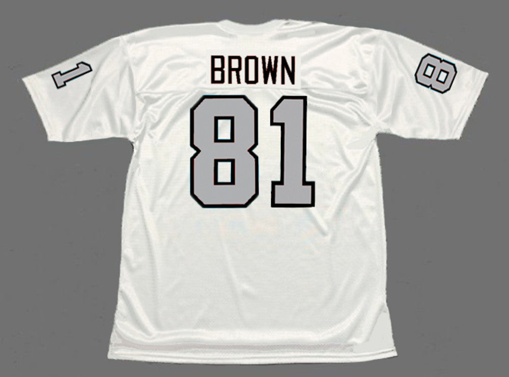 Tim Brown Los Angeles Raiders 1994 Away Throwback Nfl Football Jersey jersey front view