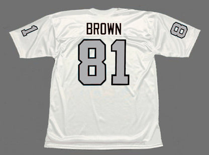 Tim Brown Los Angeles Raiders 1994 Away Throwback Nfl Football Jersey jersey front view