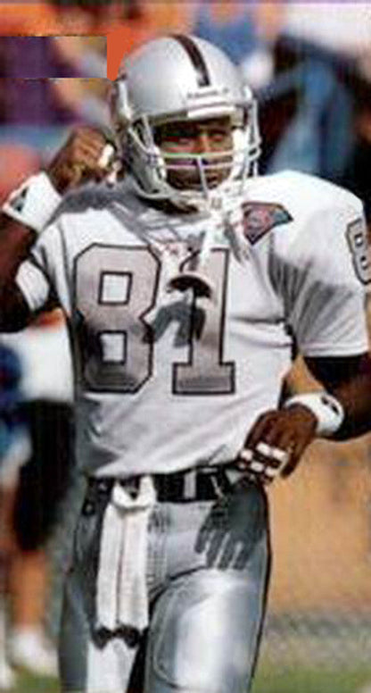Tim Brown Los Angeles Raiders 1994 Away Throwback Nfl Football Jersey jersey front view