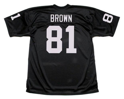 Tim Brown Los Angeles Raiders 1992 Home Throwback Nfl Football Jersey jersey front view