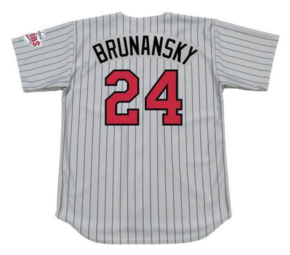 Tom Brunansky Minnesota Twins 1991 Throwback Away Baseball Stitched Jersey | CTJS0212
