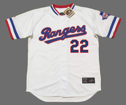 Steve Buechele Texas Rangers 1985 Home Throwback Baseball Stitched Jersey | CTJS0339