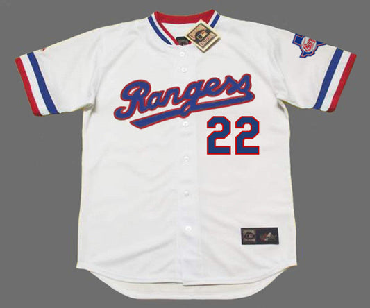 Steve Buechele Texas Rangers 1985 Home Throwback Baseball Stitched Jersey | CTJS0339