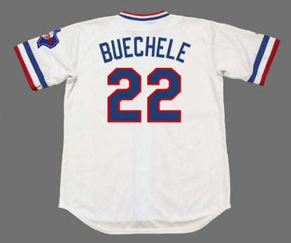 Steve Buechele Texas Rangers 1985 Home Throwback Baseball Stitched Jersey | CTJS0339