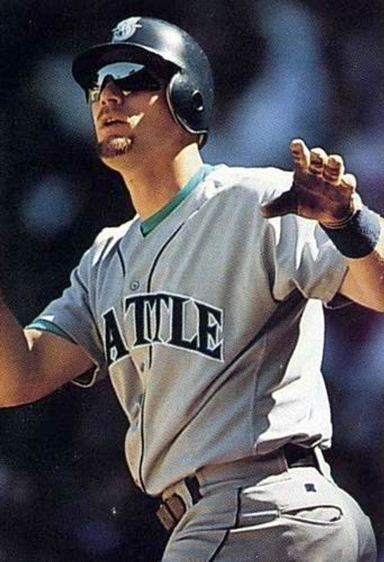 Jay Buhner Seattle Mariners 1997 Throwback Away Baseball Stitched Jersey | CTJS1764