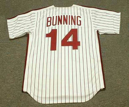 Jim Bunning Philadelphia Phillies 1971 Cooperstown Throwback Baseball Stitched Jersey | CTJS1698
