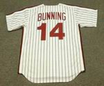 Jim Bunning Philadelphia Phillies 1971 Cooperstown Throwback Baseball Stitched Jersey | CTJS1698