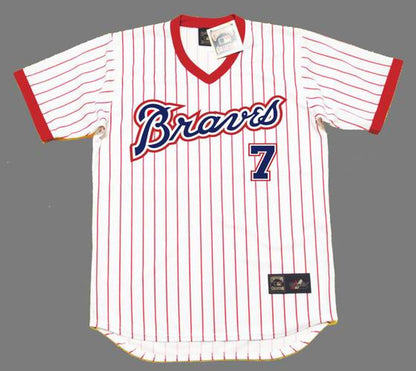 Jeff Burroughs Atlanta Braves 1978 Cooperstown Throwback Baseball Stitched Jersey | CTJS1750