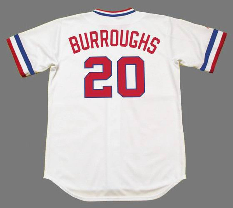 Jeff Burroughs Texas Rangers 1974 Cooperstown Home Baseball Stitched Jersey | CTJS1748