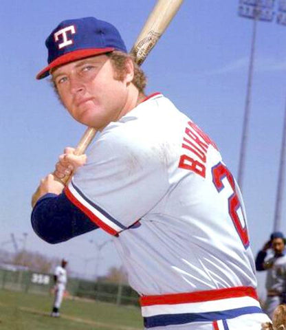 Jeff Burroughs Texas Rangers 1974 Cooperstown Home Baseball Stitched Jersey | CTJS1748