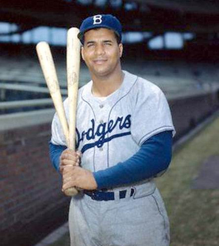 Roy Campanella Brooklyn Dodgers 1955 Cooperstown Away Baseball Stitched Jersey | CTJS0514