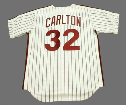Steve Carlton Philadelphia Phillies 1980 Cooperstown Throwback Home Baseball Stitched Jersey | CTJS0331